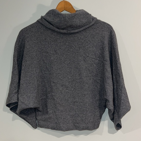 LAFAYETTE 148 NY Kimono Cowl Neck Wool Cashmere Pullover Sweater Short Sleeve - Picture 6 of 6